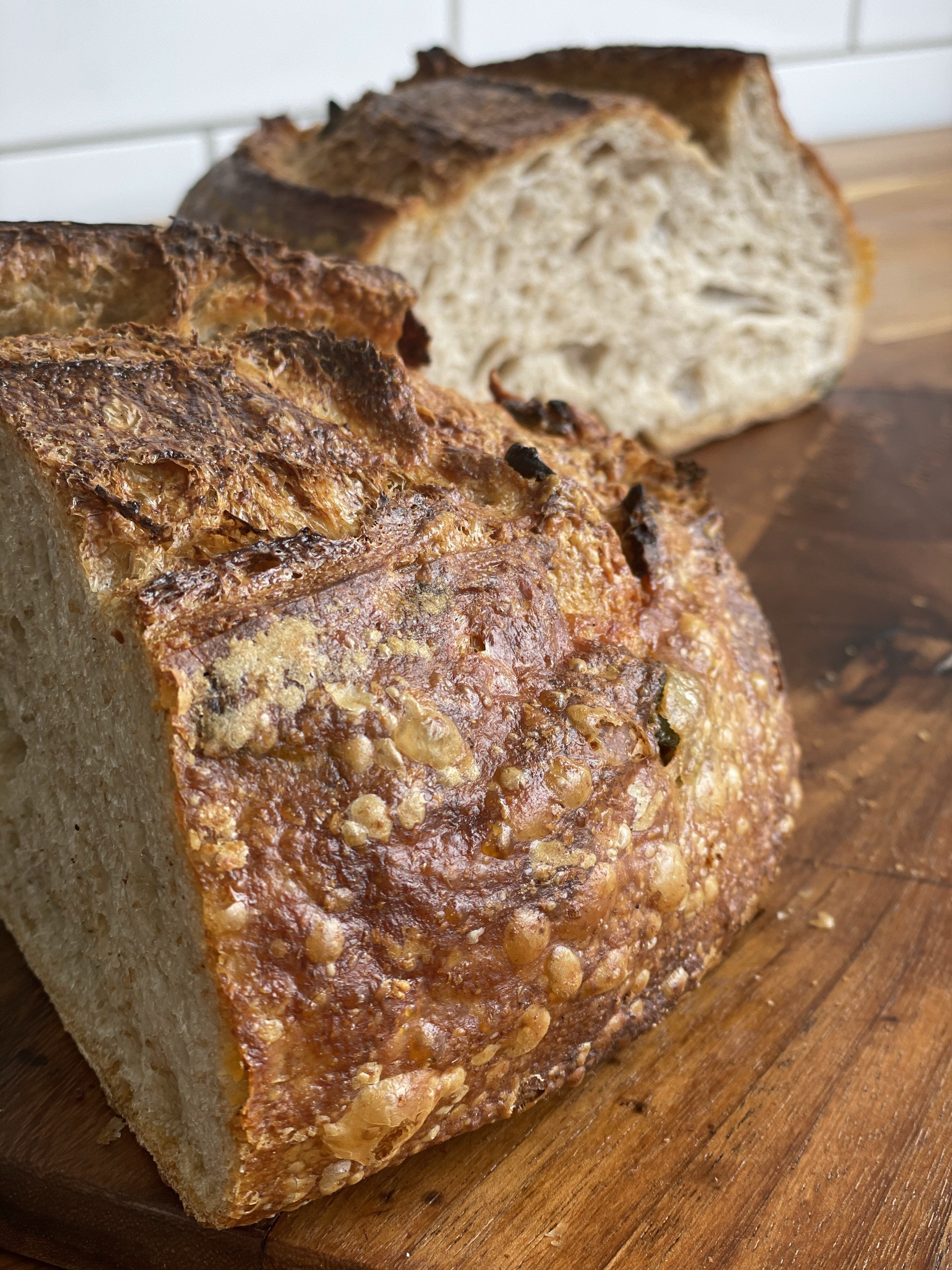 Jalapeño & Cheddar Sourdough Loaf